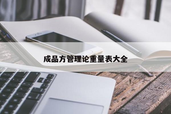 成品方管理論重量表大全